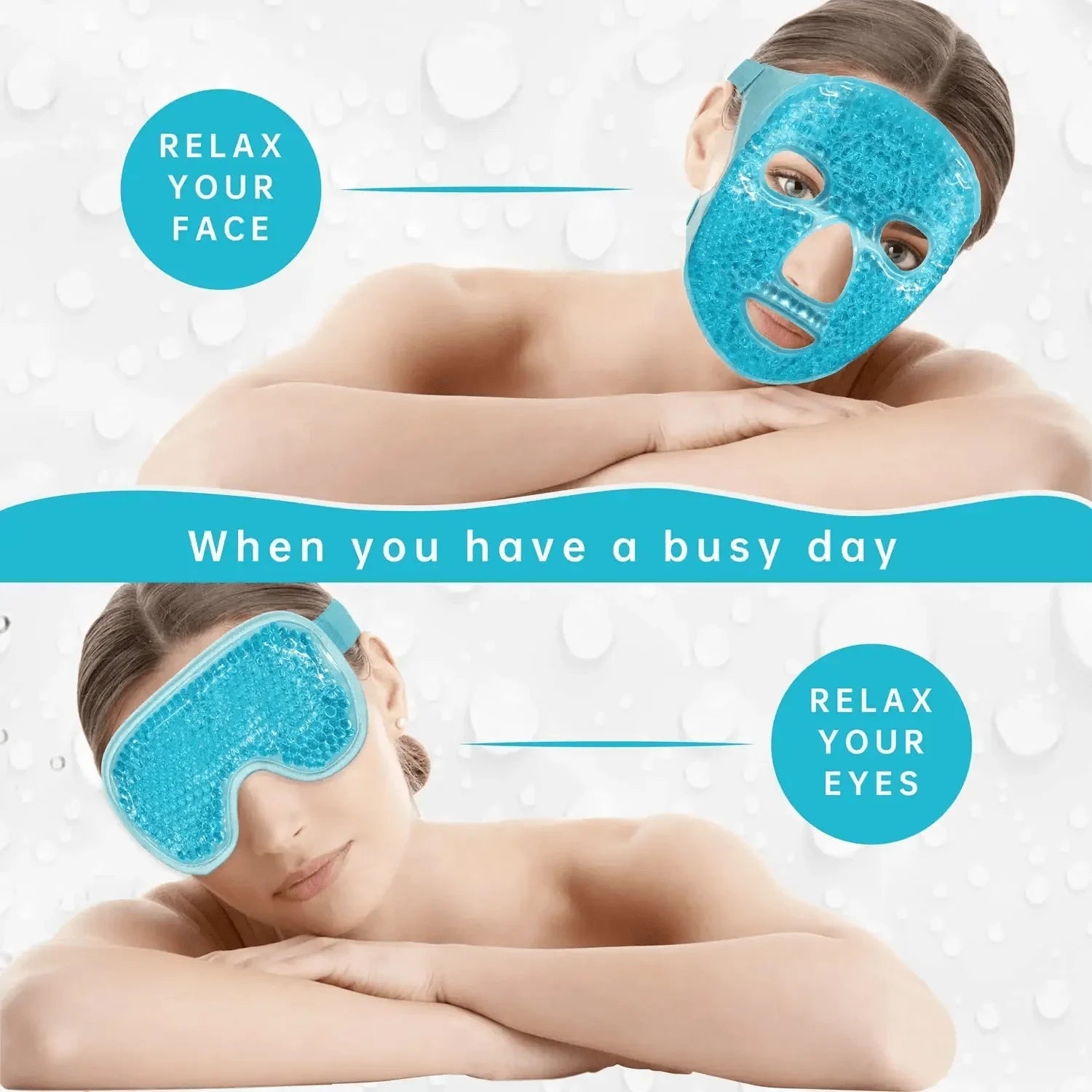 Cold Therapy Face and Eye Mask